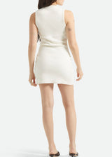 Ribbed Cinch Mini Dress