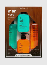 Men's Hair & Body Care Grooming Kit, Men's Skincare - 4 Pc
