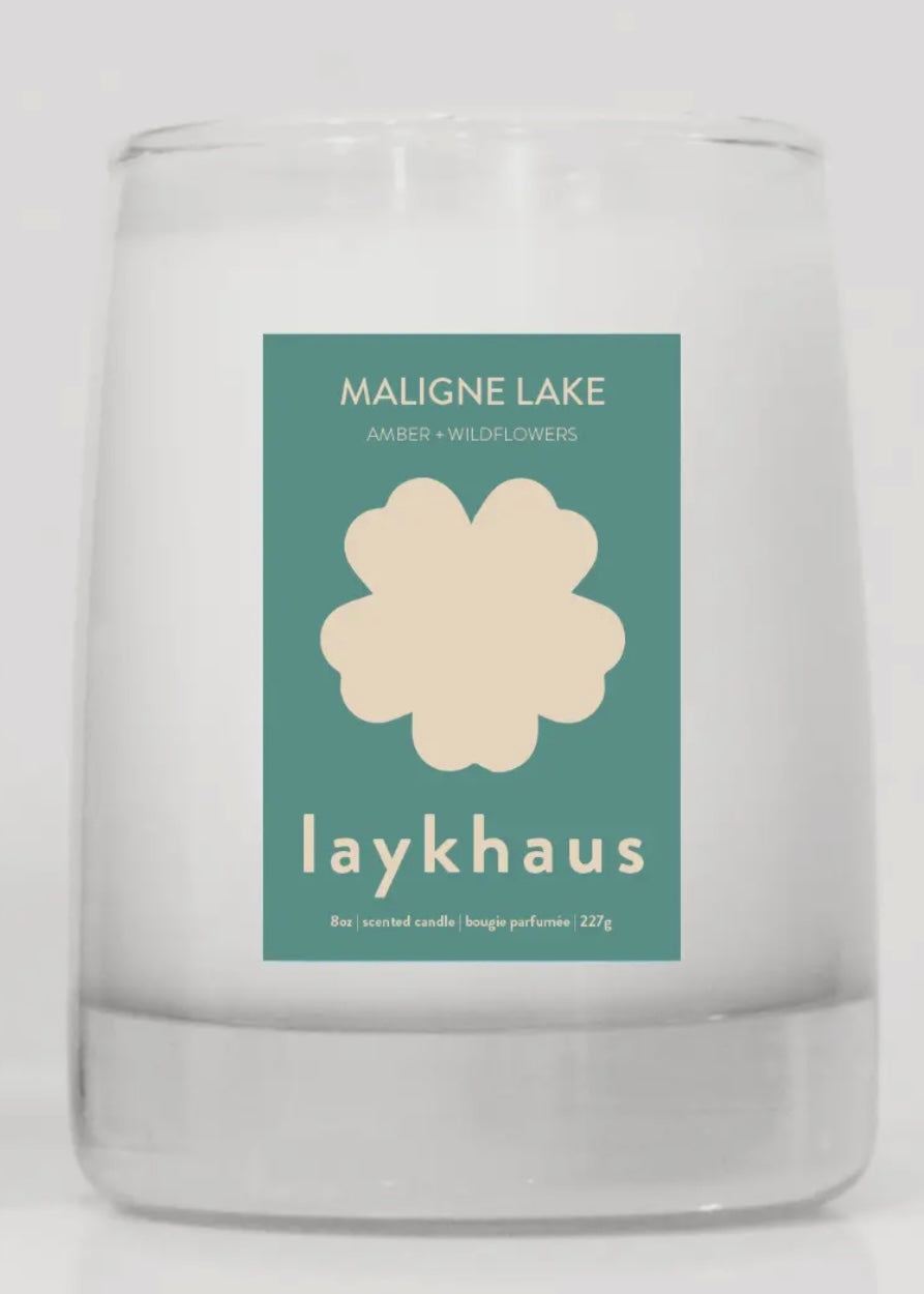 Amber + Wildflowers - Maligne Lake Candle