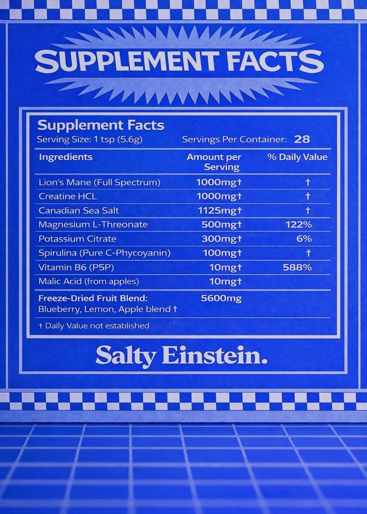 Salty Einstein - Hydration | Cognitive Function