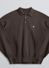 Long Sleeve Knit Polo