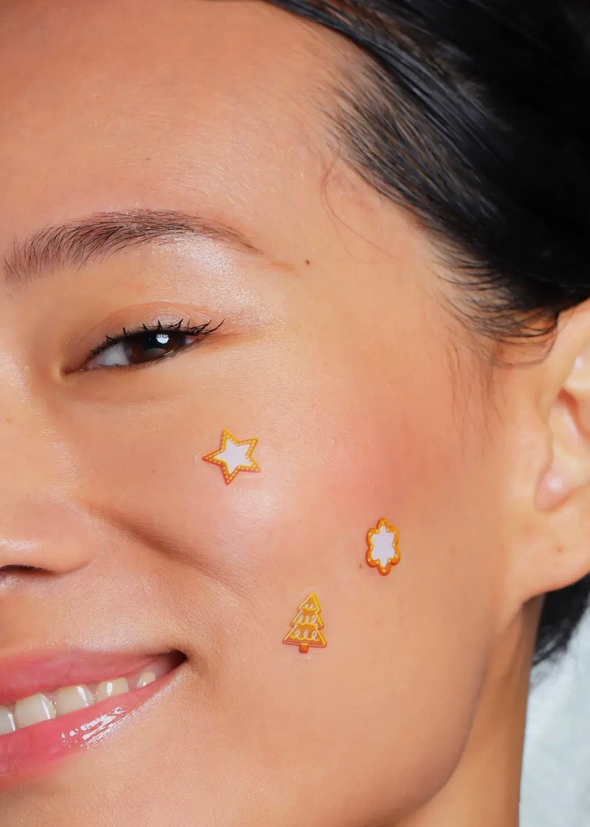 Christmas Holiday Cookie Jar Hydrocolloid Pimple Patches