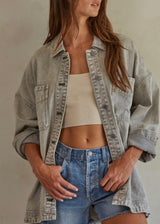 Harper Washed Grey Jacket