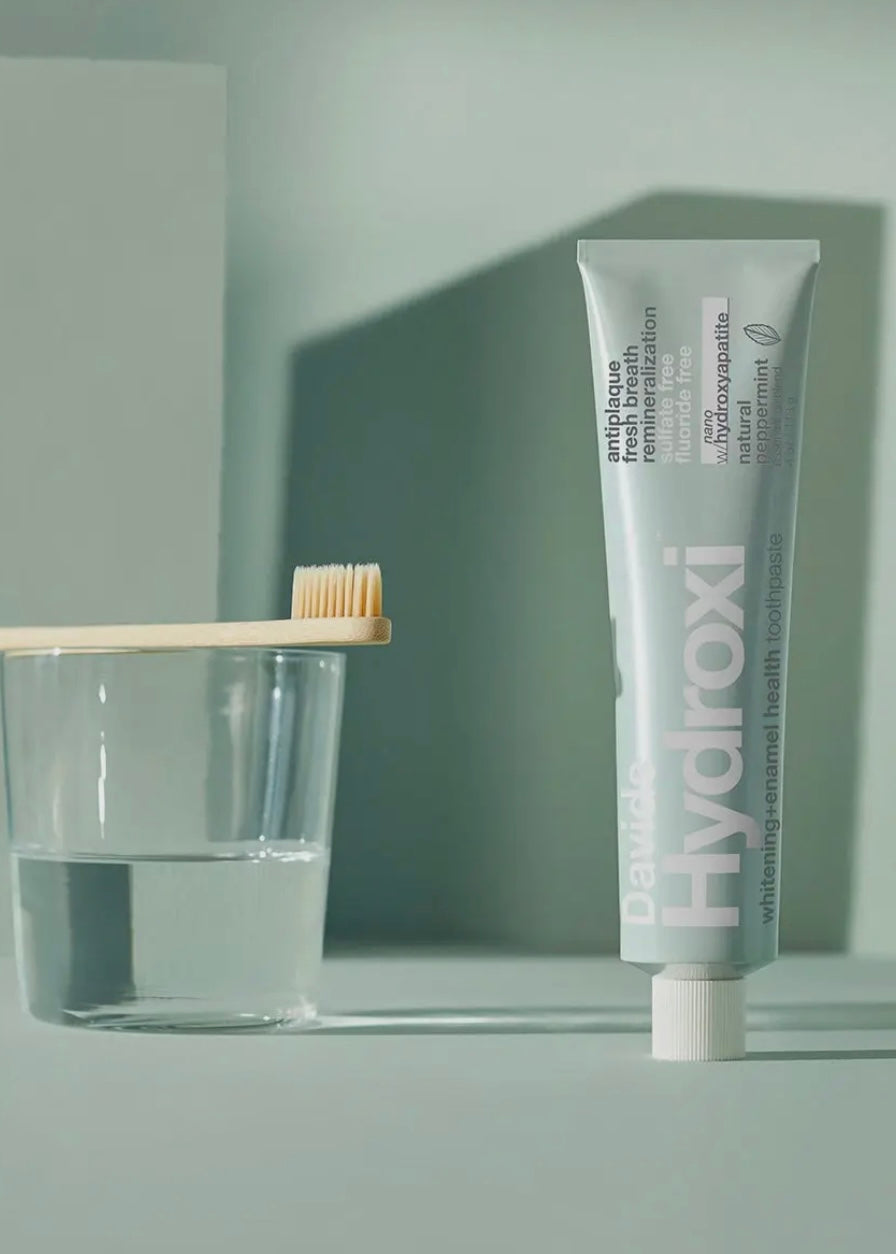 Davids Hydroxi™ Whitening+Enamel Health Nano Hydroxyapatite Premium Toothpaste / Peppermint