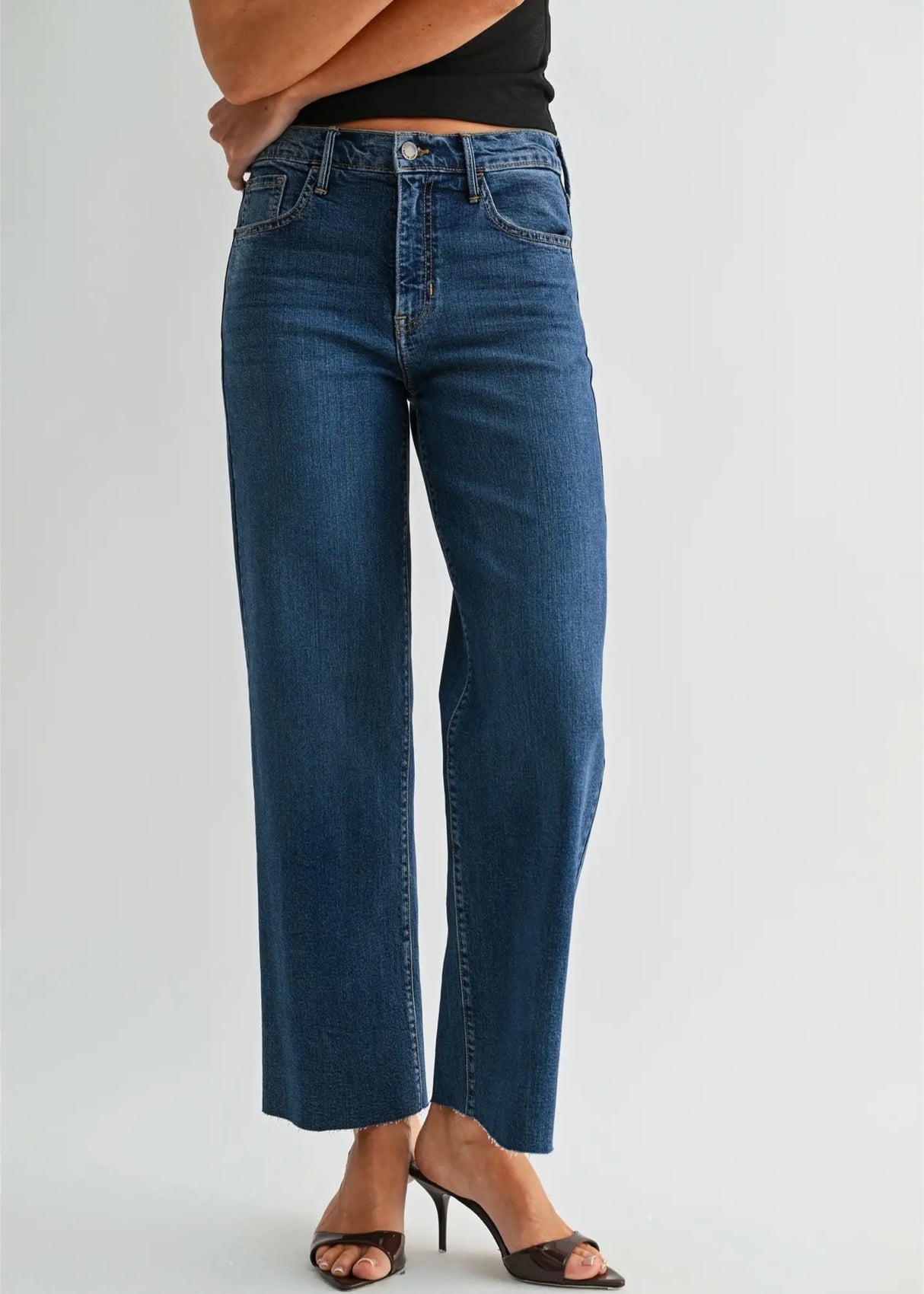Classic Straight Leg with Scissor Cut Hem