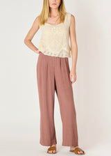 Wide Leg Linen Pant