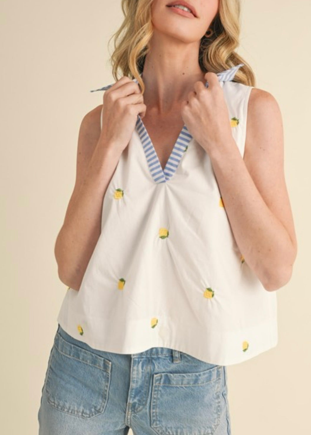 Fruit Bowl Sleeveless Top