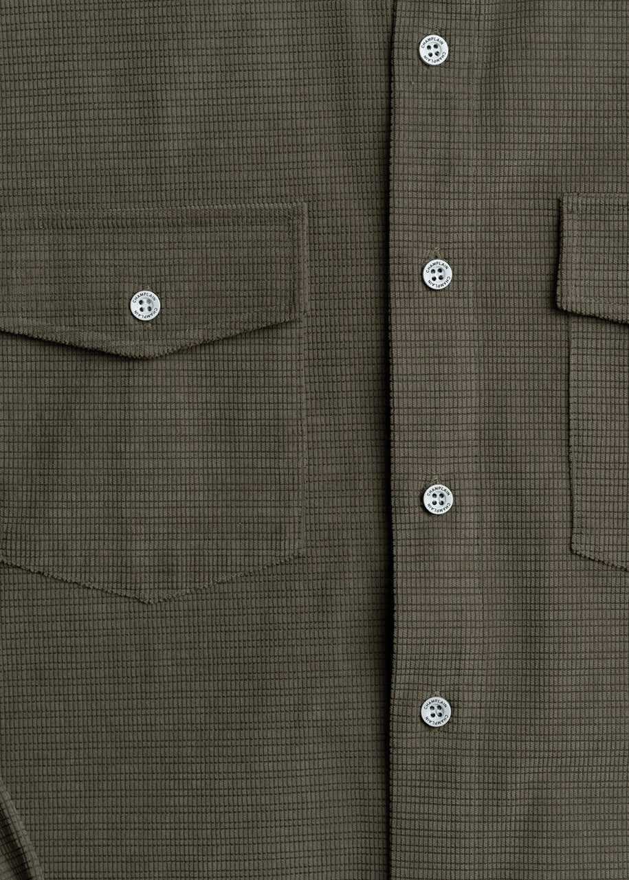 Textured Overshirt