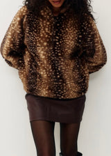 Tachette Faux Fur Zip Up