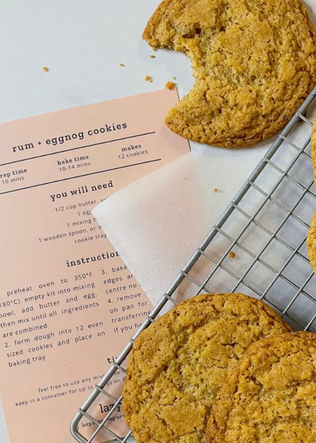 Rum & Eggnog Cookie
