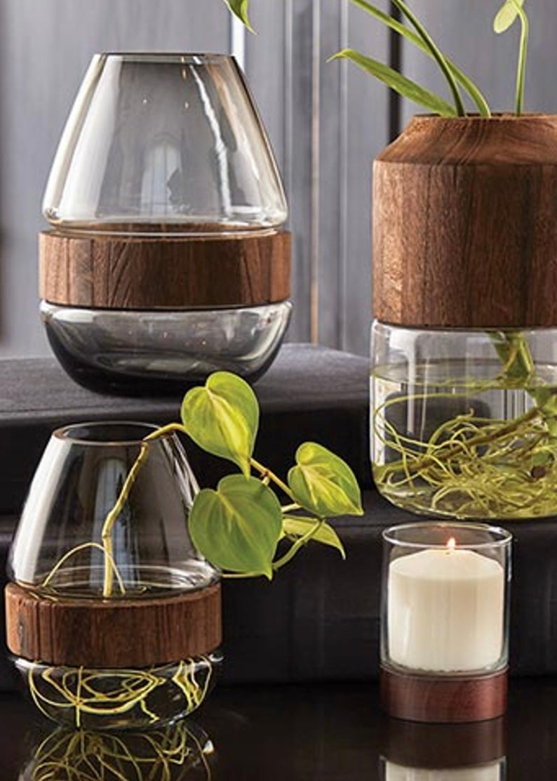 Wood Bud Vase