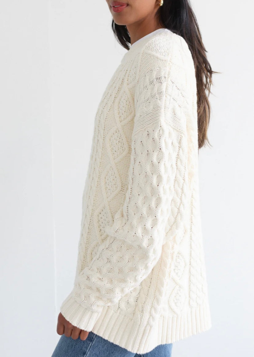 Irish Cable Knit Sweater