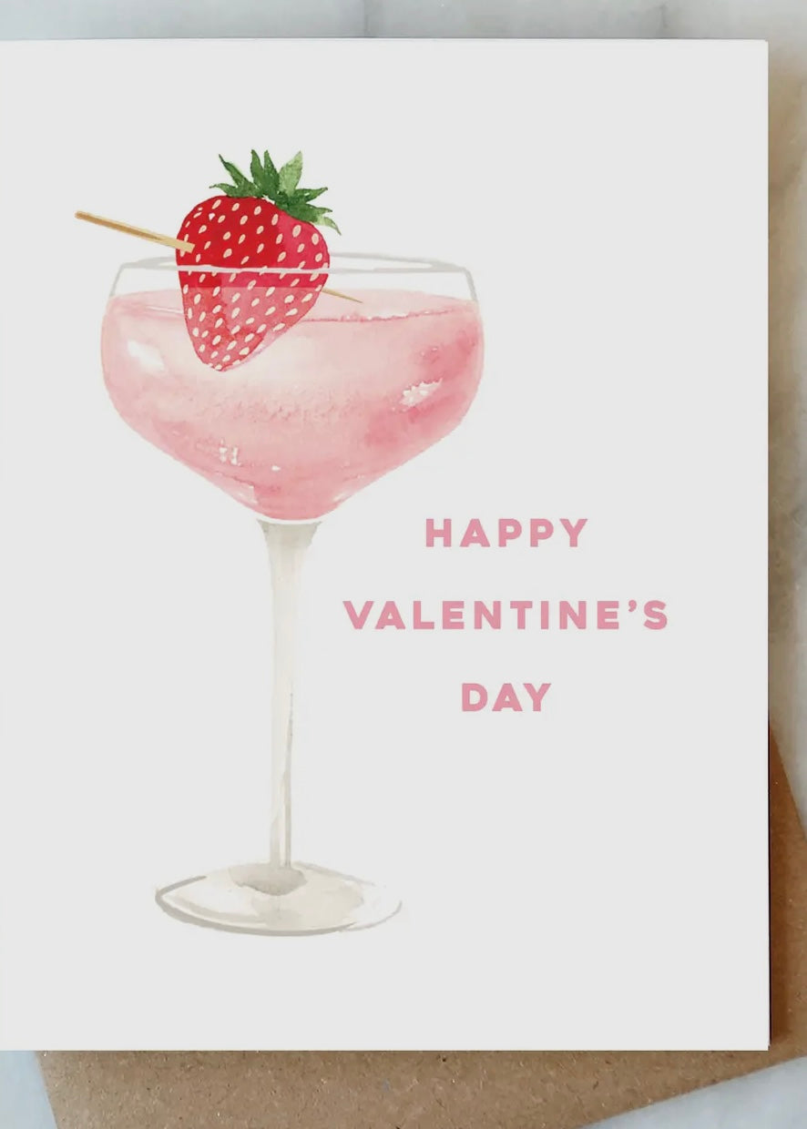 Valentine Cocktail Card