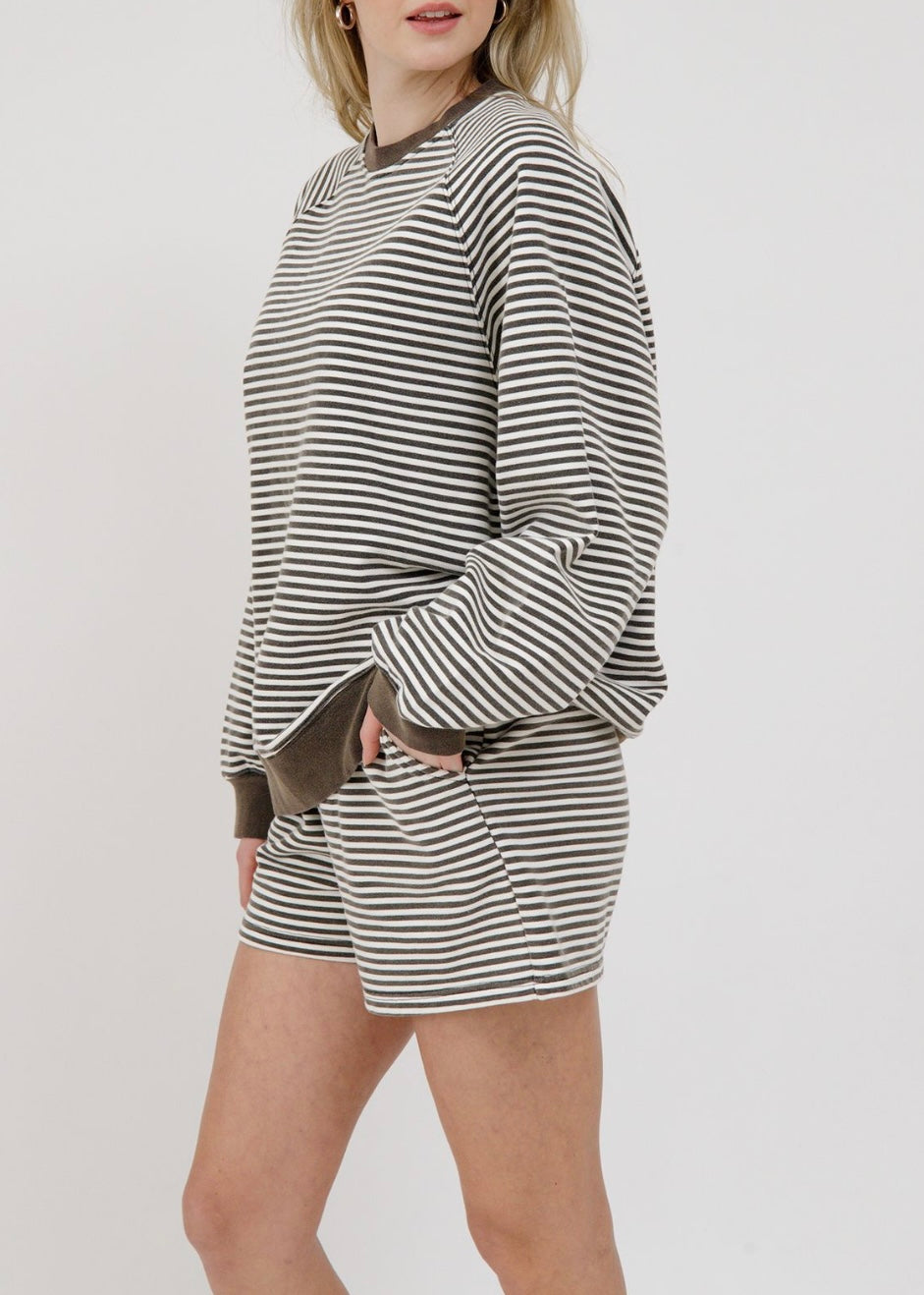 Mini Stripe Classic Crew