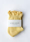Ruffled Hugger Crew Socks