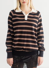 Oversized Knit Polo Shirt
