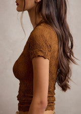 Phoebe Floral Textured Top