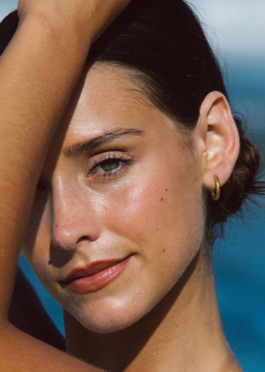 Hammered Hoops Earrings