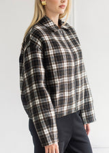 Plaid Bubble Jacket