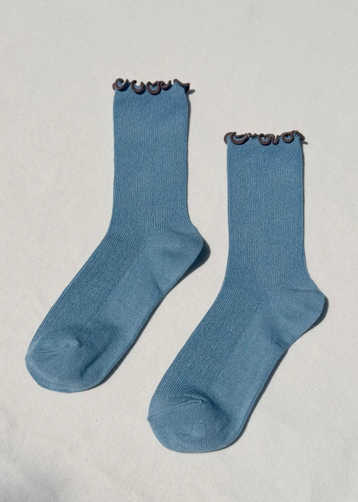 Ruffle Modal Socks