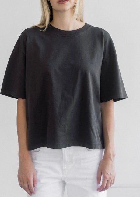 Boxy Crew Neck Tee