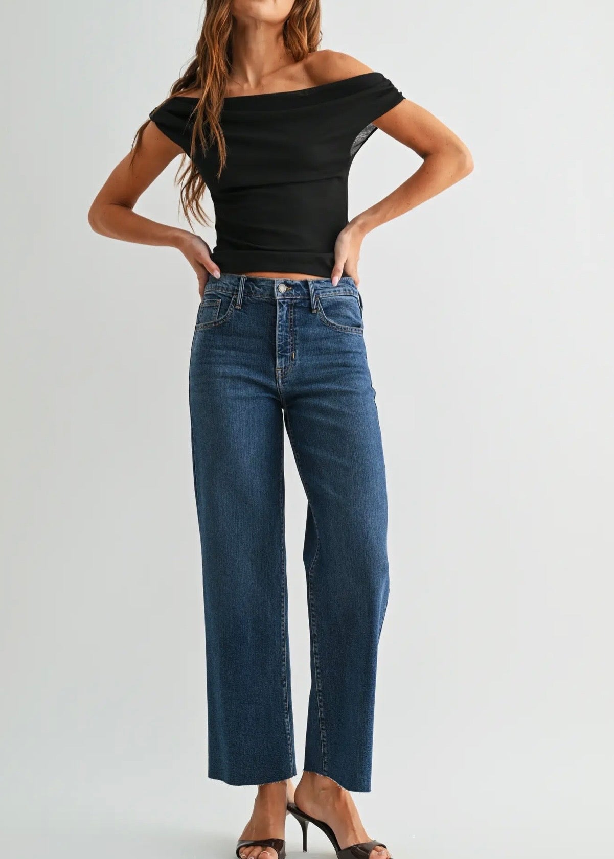 Classic Straight Leg with Scissor Cut Hem