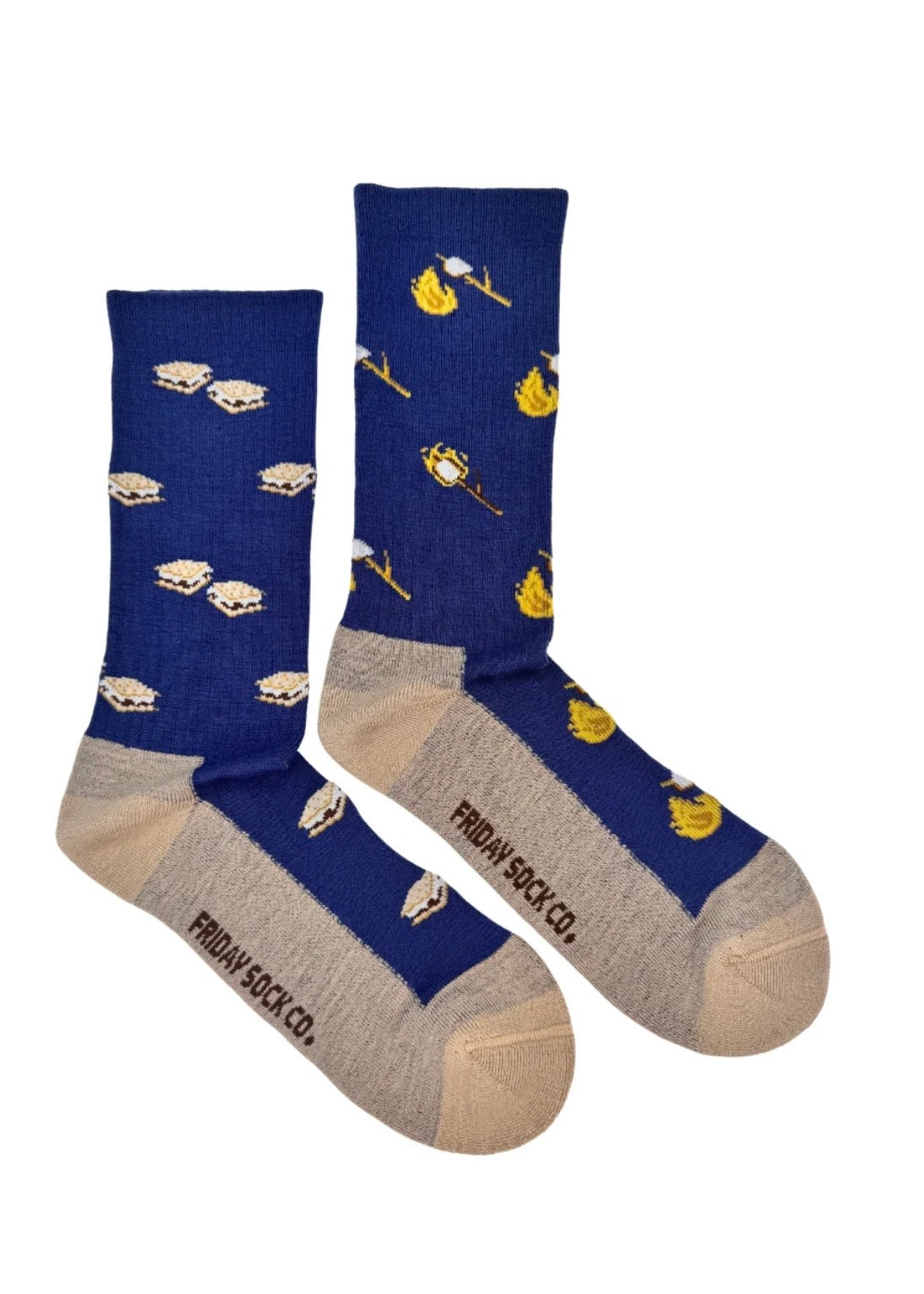 Camping S'Mores Merino Wool Socks