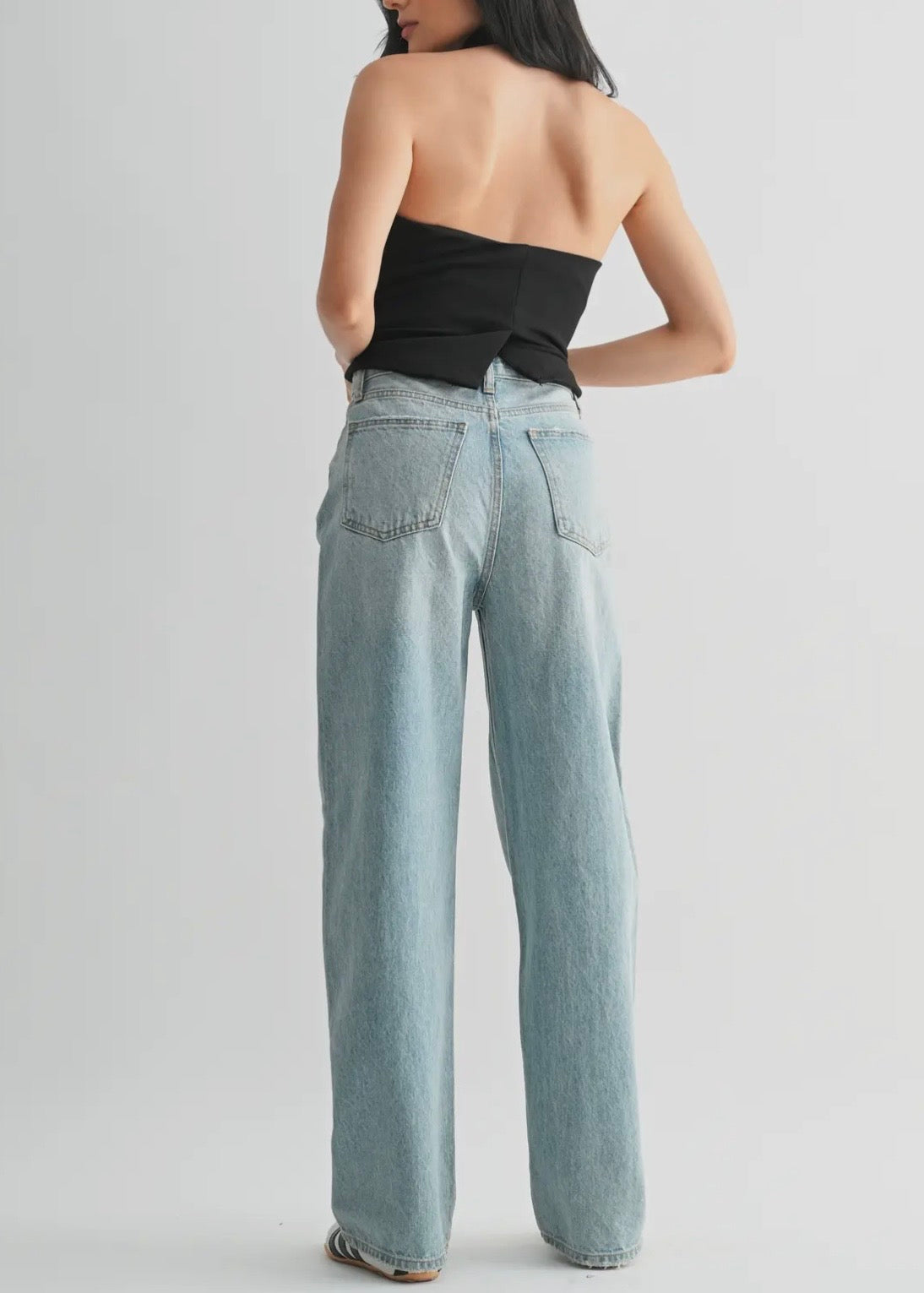 High Waisted Skater Jean