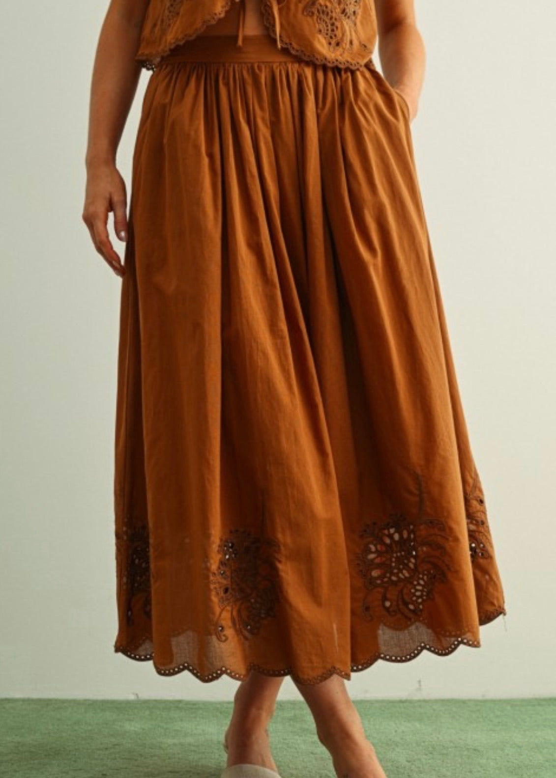 Ginger Embroidered Skirt
