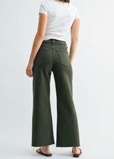Scissor Cut Wide Leg Jean