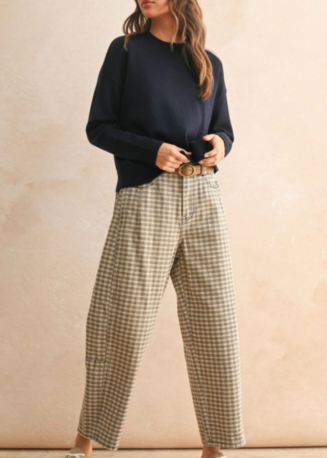 Abby Check Pant
