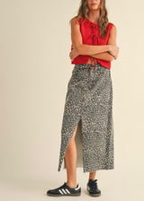 Alexa Leopard Skirt