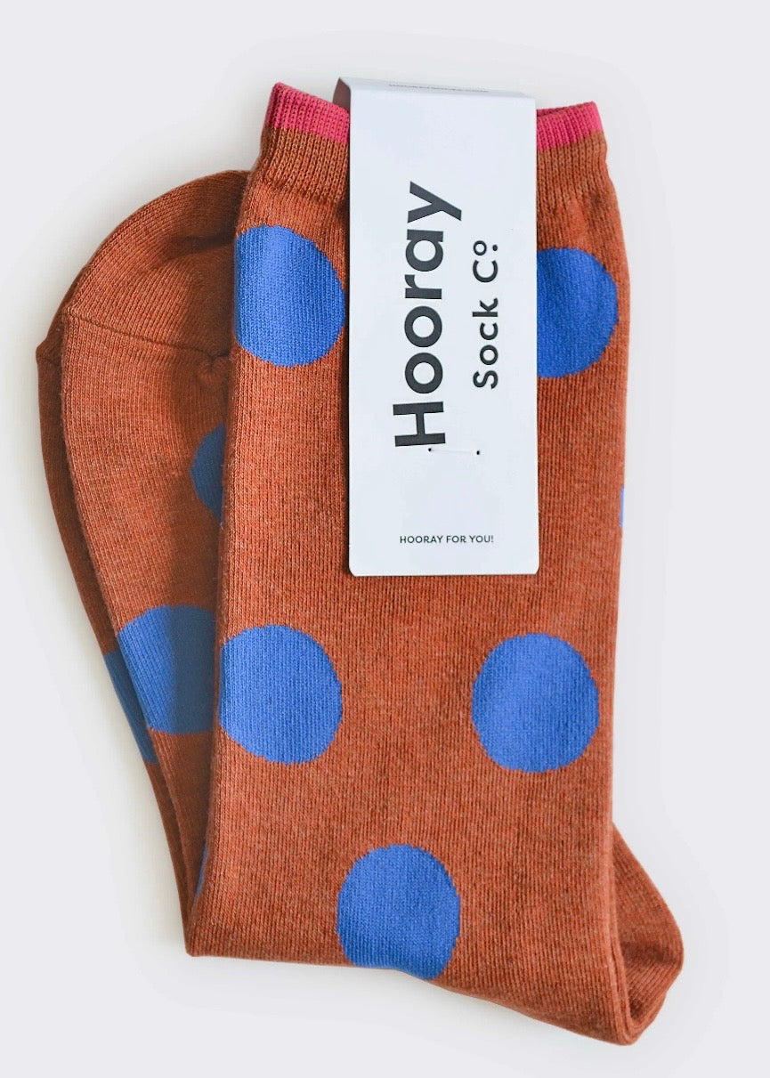 Panhandle Classic Dot Crew Socks