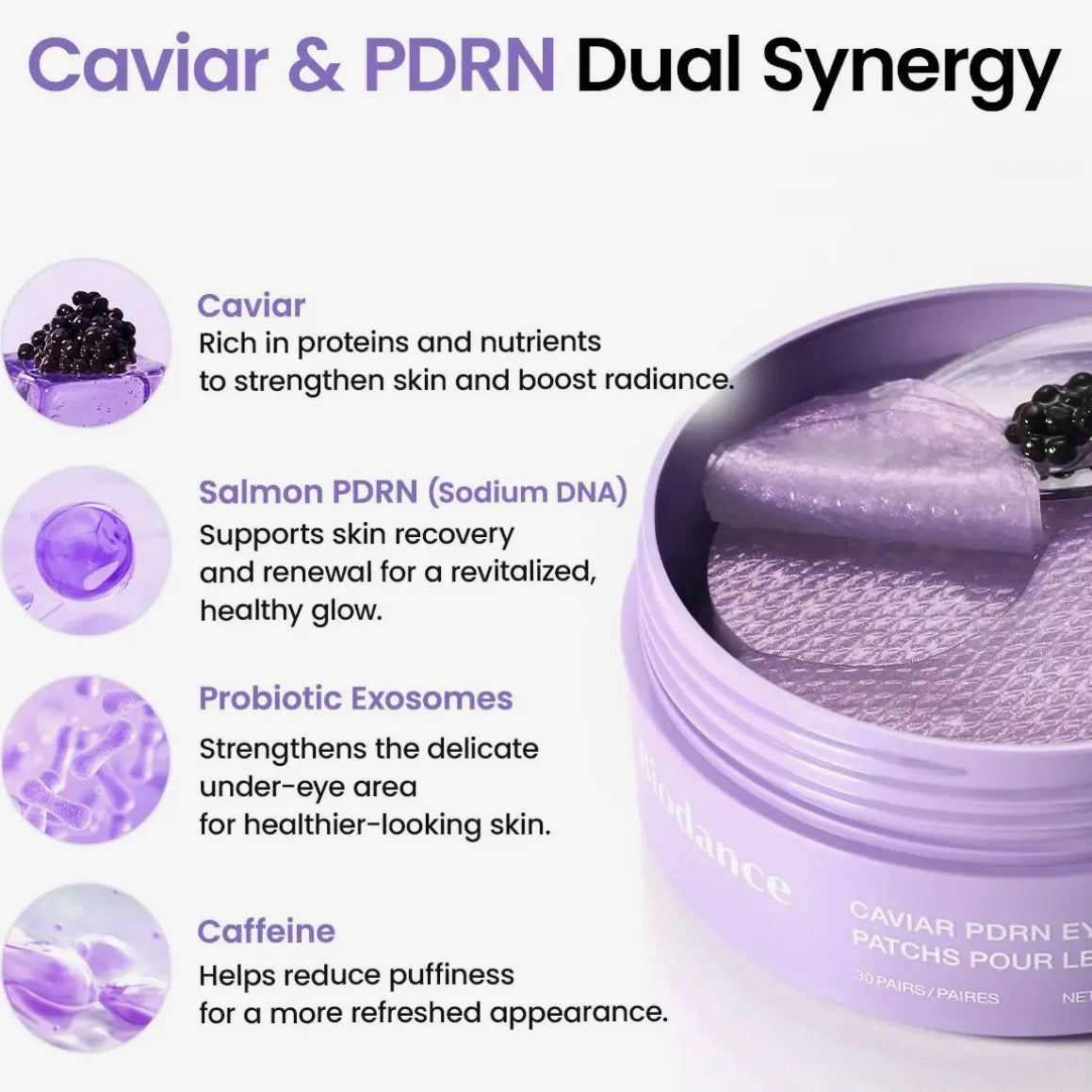 Biodance Caviar Pdrn Eye Patches (30Pcs)