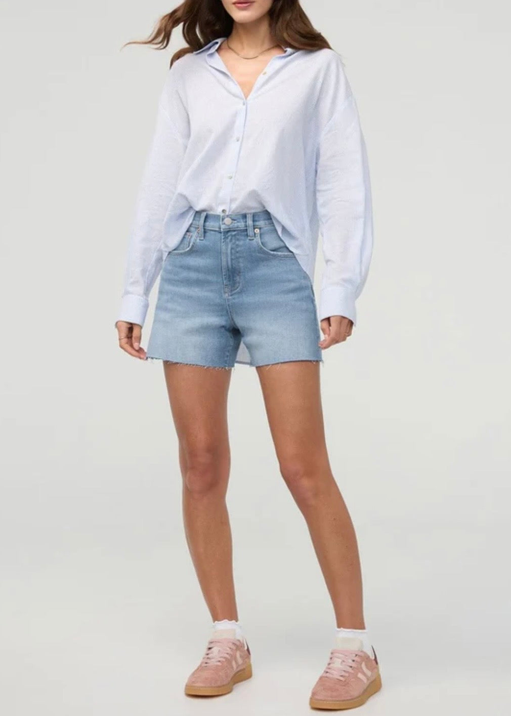 Performance Denim+ HIgh Rise Relaxed Short