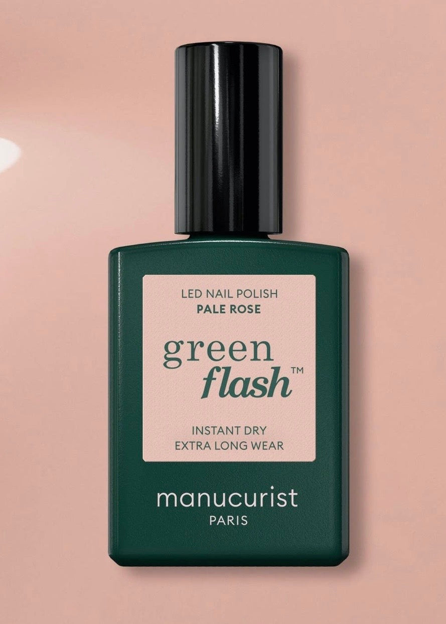 Pale Pink Green Flash Nail Polish