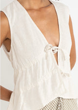 Skyla Tie Front Top