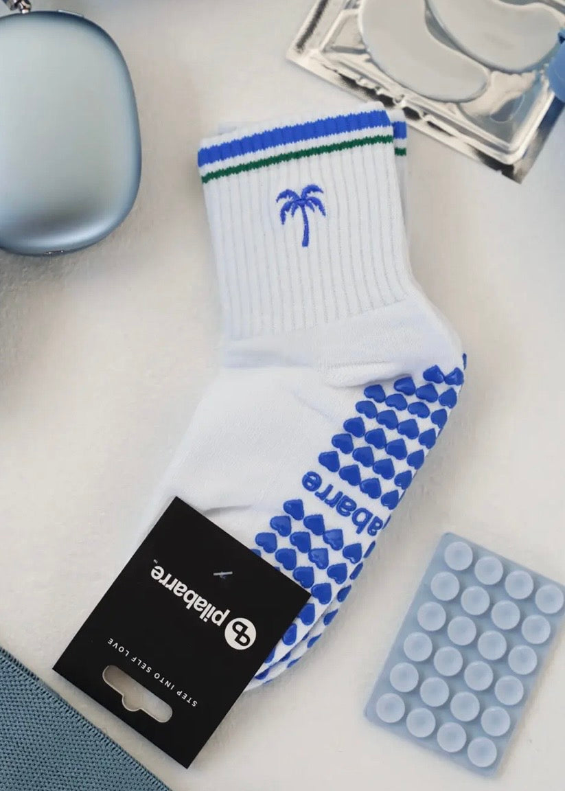 Palm Tree Grip Socks