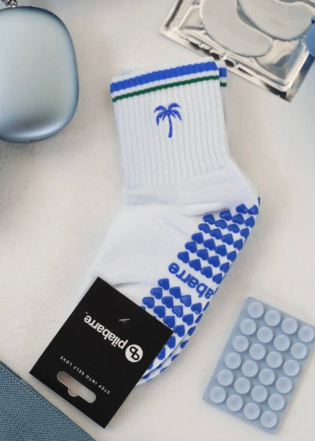 Palm Tree Grip Socks