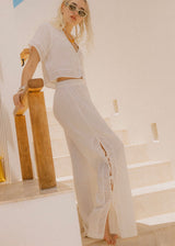 Seaside Eyelet Top