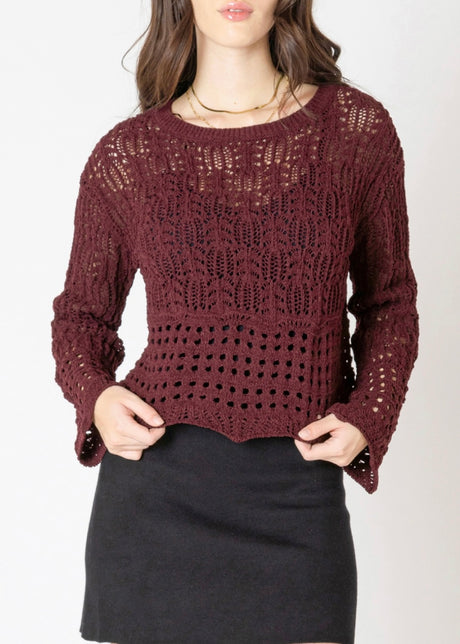 Wavy Hem Sweater