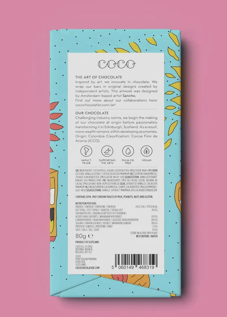 Colombian Dark Chocolate Bar 61%