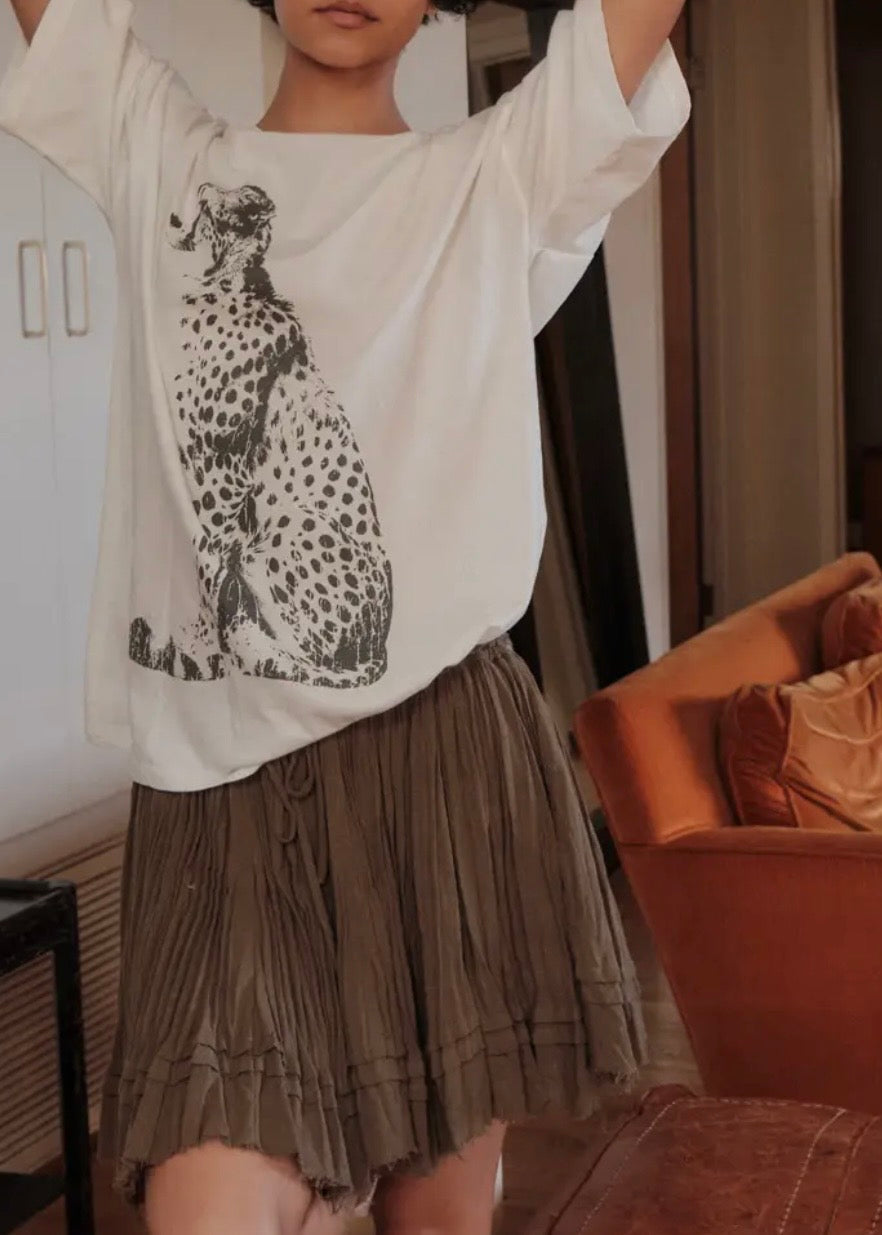 *pre-order Cheetah Oversized Graphic T-Shirt