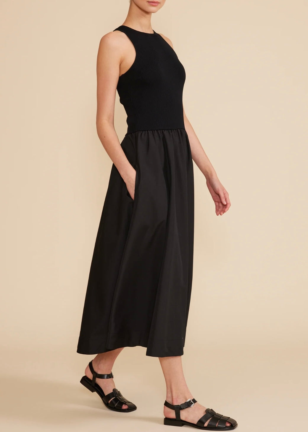 Marlena Mixed Media Dress