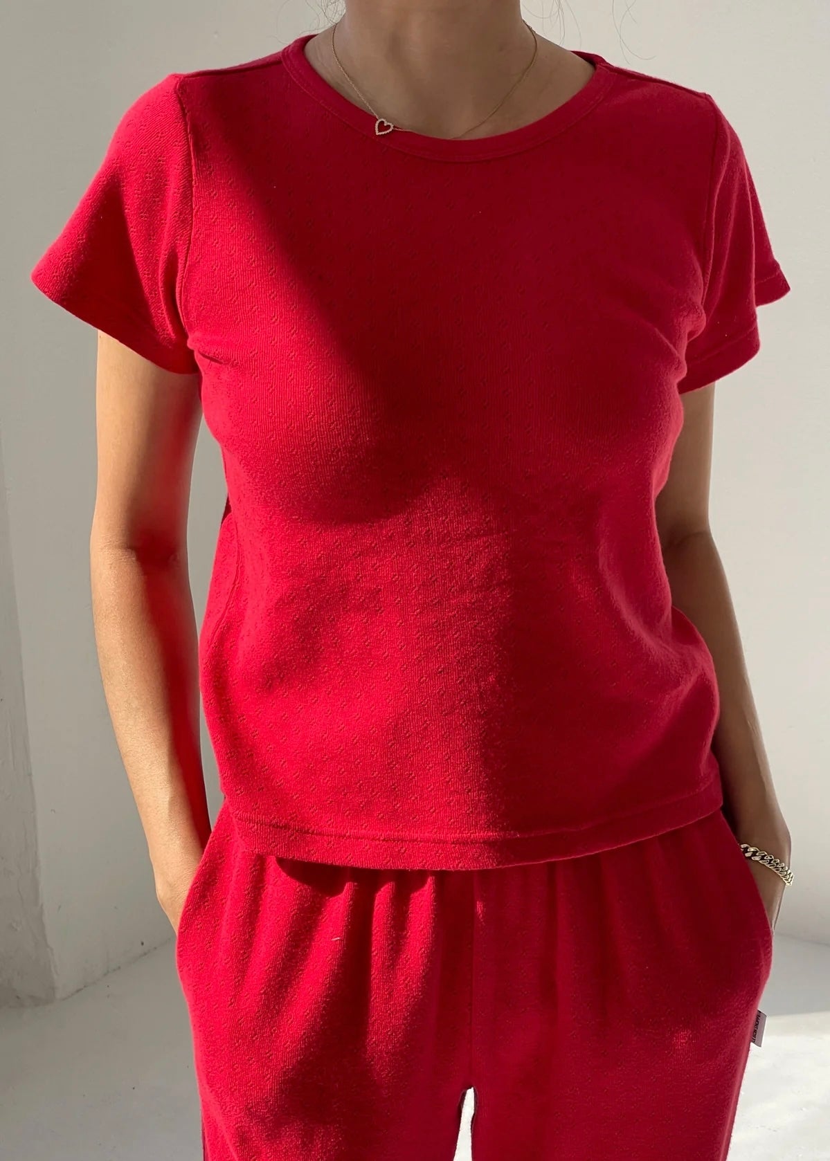 Pointelle Babe T-Shirt