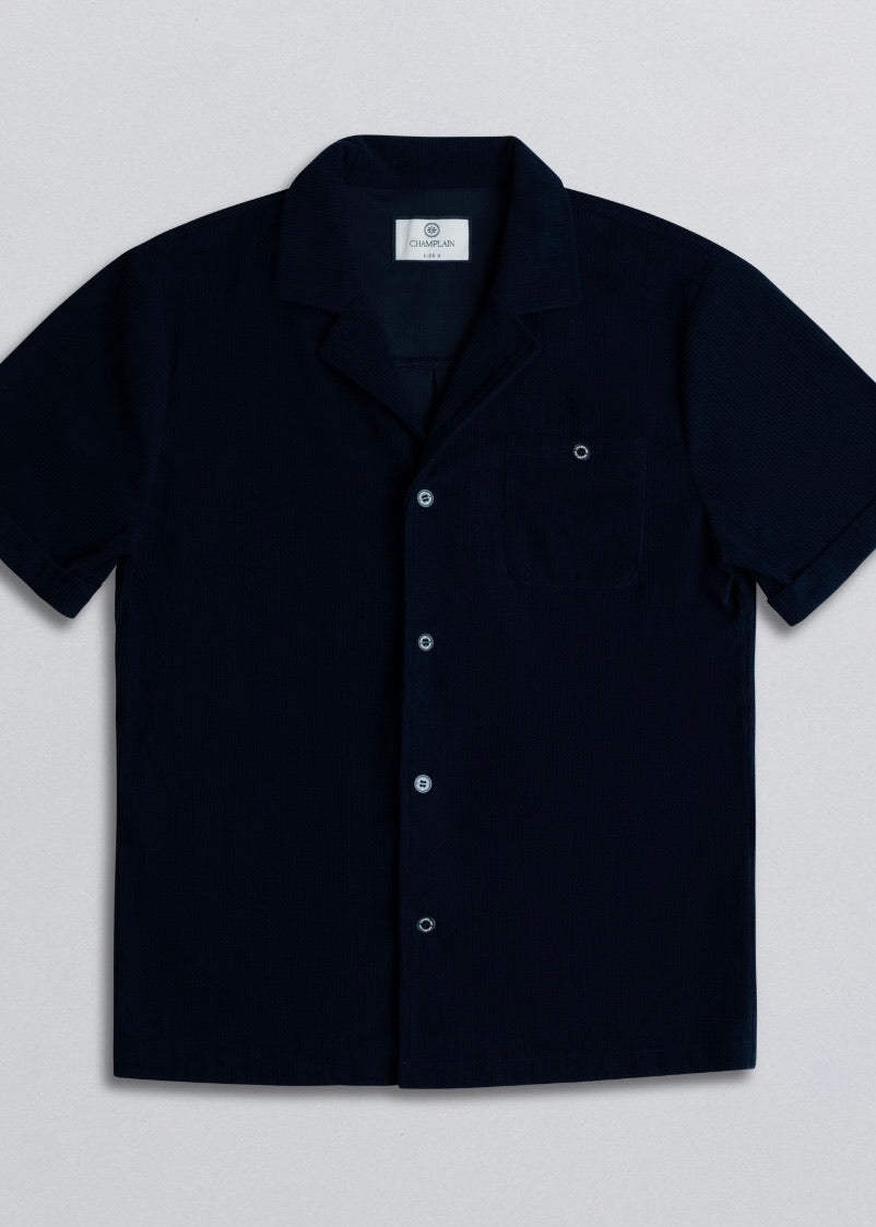 Cord Camp Collar Shirt