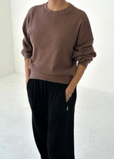 Pointelle Core Sweatshirt
