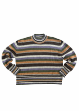 Indi & Cold Striped Mockneck Sweater