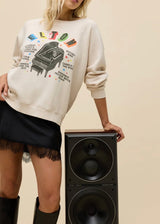 Elton John Rainbow Piano Sweatshirt