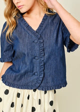 Bella Ruffle Edge Jacket